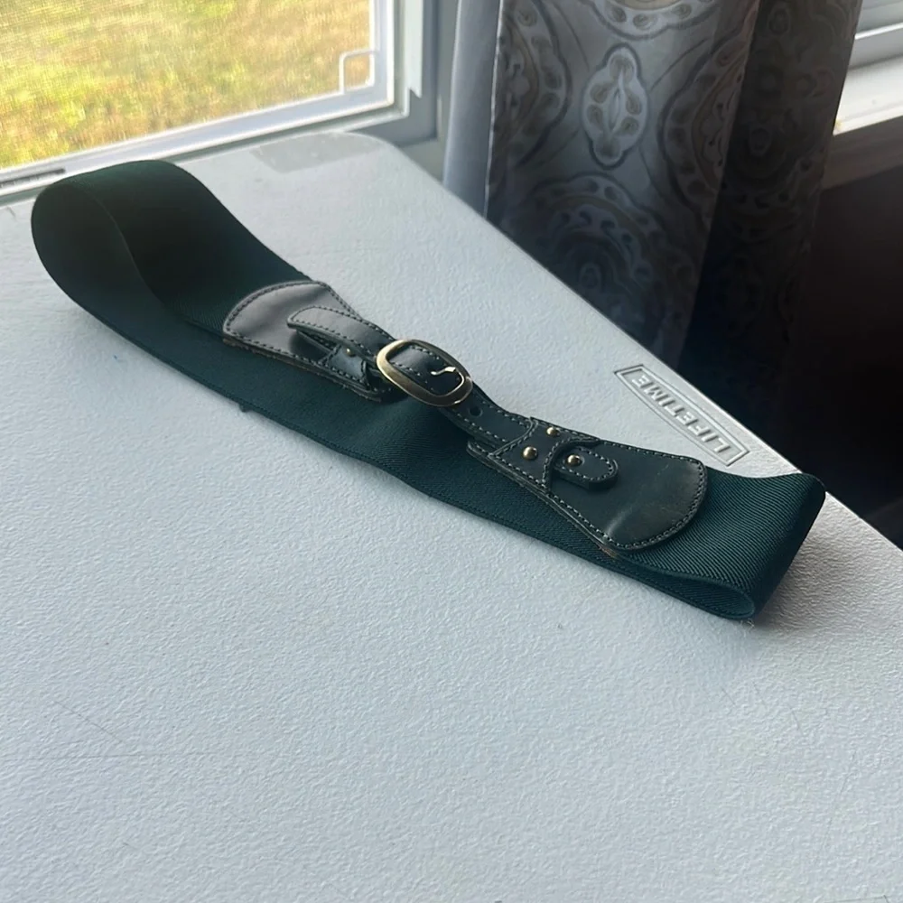 Green Leather Men's Bag